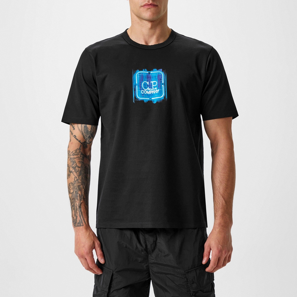 CP Company Graphic T Shirt - Black 999